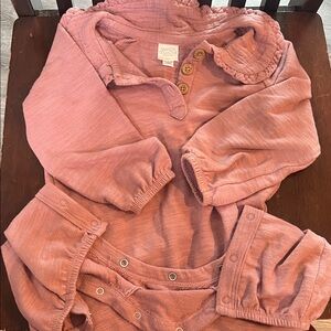 Cozy Pink Kids Bodysuit